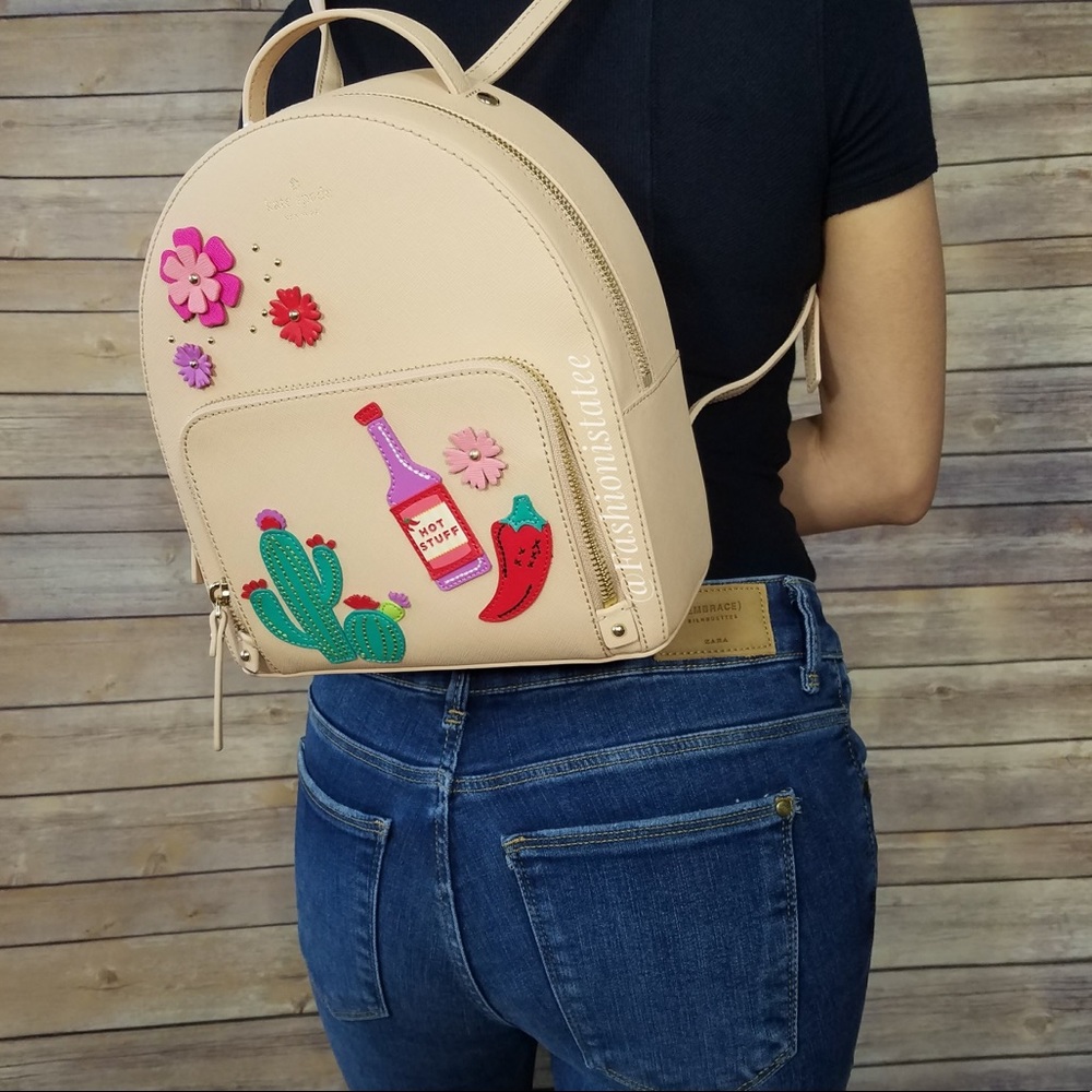 β NWT KATE SPADE CACTUS BACKPACK - Picture 1 of 8